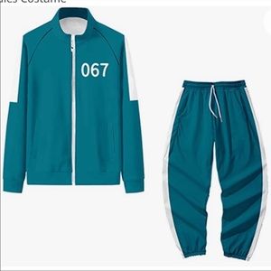 Squid Game Tracksuit Costume Jacket and Pants